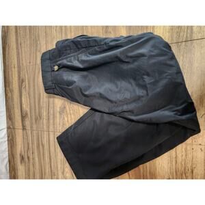 Mens Black & White Sportswear Brand Black Fleece Lined Pants Size 32